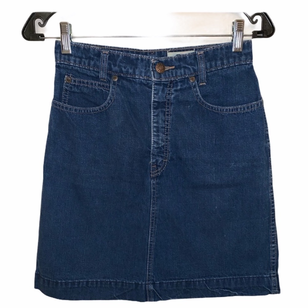 EUC Calvin Klein Vintage Denim Skirt